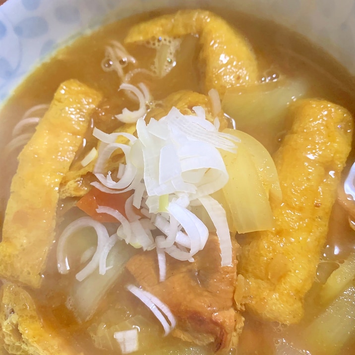 余ったカレーで カレー南蛮そば レシピ 作り方 By マルヨ 楽天レシピ